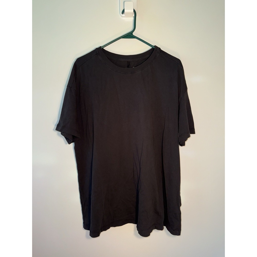 Pilcro Women's Small Oversize Tee Tshirt Black Faded Comfort Casual Activewear
